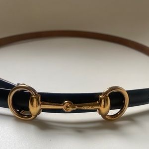 Gucci Skinny Leather Belt